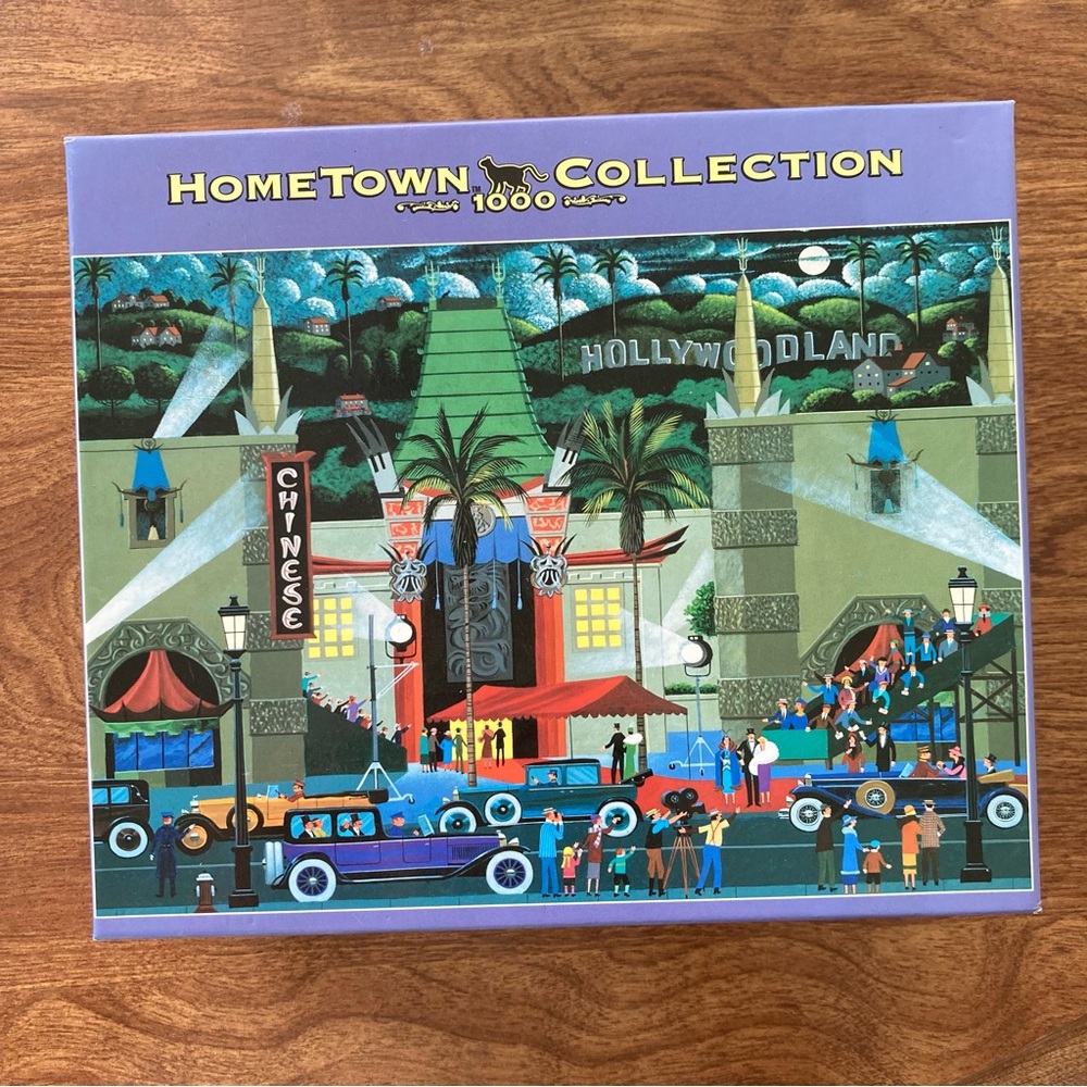 1000 Piece Jigsaw Puzzle Grumman’s Chinese Theater Illustration